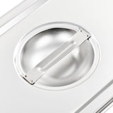 Lids for GN 1/3 Pan 4 pcs Stainless Steel - 45-Degree Angle