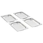 Gastronorm Containers 12 pcs GN 1/4 20 mm Stainless Steel