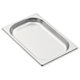 Gastronorm Containers 12 pcs GN 1/4 20 mm Stainless Steel - Top-Down View