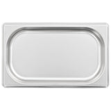 Gastronorm Containers 12 pcs GN 1/4 20 mm Stainless Steel - 45-Degree Angle