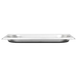 Gastronorm Containers 12 pcs GN 1/4 20 mm Stainless Steel - Rear View