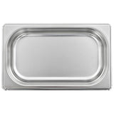 Gastronorm Containers 12 pcs GN 1/4 40 mm Stainless Steel - 45-Degree Angle