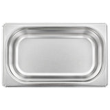 Gastronorm Containers 8 pcs GN 1/4 65 mm Stainless Steel - 45-Degree Angle