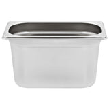 Gastronorm Containers 4 pcs GN 1/4 150 mm Stainless Steel