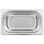 Gastronorm Containers 4 pcs GN 1/4 150 mm Stainless Steel