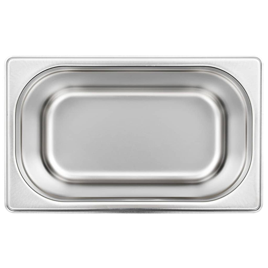 Gastronorm Containers 4 pcs GN 1/4 150 mm Stainless Steel