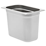 Gastronorm Containers 4 pcs GN 1/4 200 mm Stainless Steel - Side View