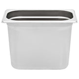 Gastronorm Containers 4 pcs GN 1/4 200 mm Stainless Steel