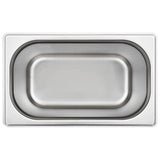 Gastronorm Containers 4 pcs GN 1/4 200 mm Stainless Steel