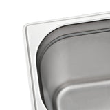 Gastronorm Containers 4 pcs GN 1/4 200 mm Stainless Steel