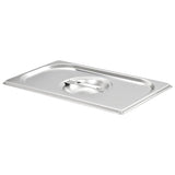 Lids for GN 1/4 Pan 4 pcs Stainless Steel - Front View