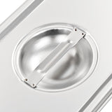 Lids for GN 1/4 Pan 4 pcs Stainless Steel - 45-Degree Angle