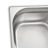 Gastronorm Containers 12 pcs GN 1/6 100 mm Stainless Steel