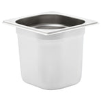 Gastronorm Containers 8 pcs GN 1/6 150 mm Stainless Steel