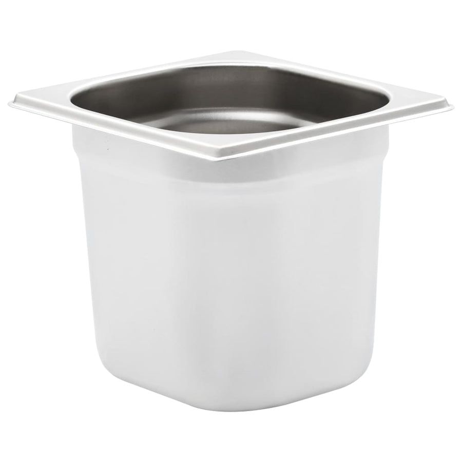 Gastronorm Containers 8 pcs GN 1/6 150 mm Stainless Steel