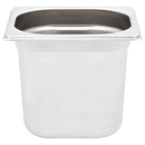 Gastronorm Containers 8 pcs GN 1/6 150 mm Stainless Steel