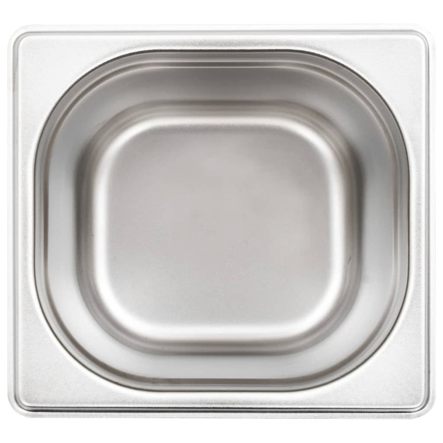 Gastronorm Containers 8 pcs GN 1/6 150 mm Stainless Steel