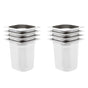 Gastronorm Containers 8 pcs GN 1/6 200 mm Stainless Steel