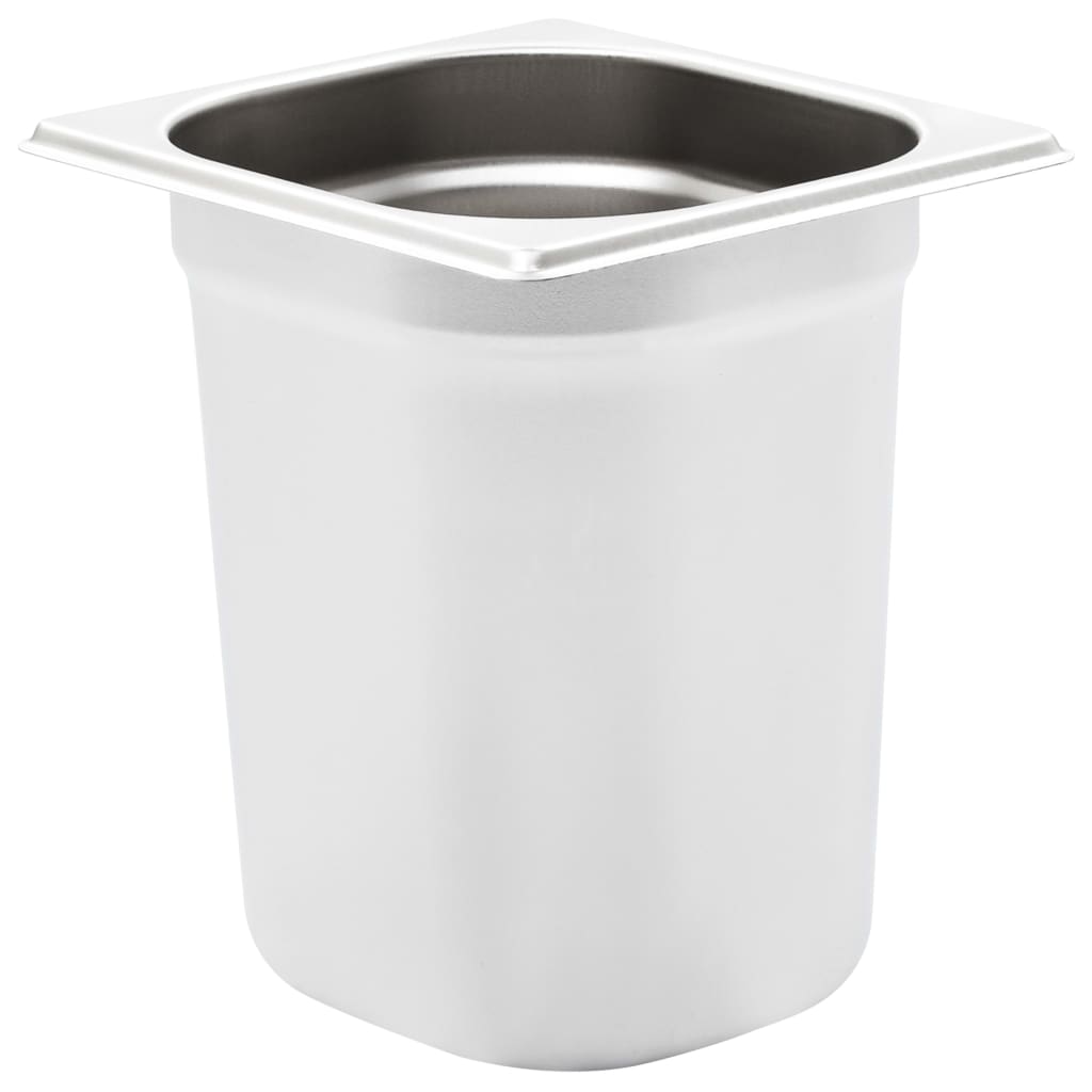 Gastronorm Containers 8 pcs GN 1/6 200 mm Stainless Steel