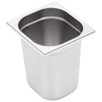 Gastronorm Containers 8 pcs GN 1/6 200 mm Stainless Steel