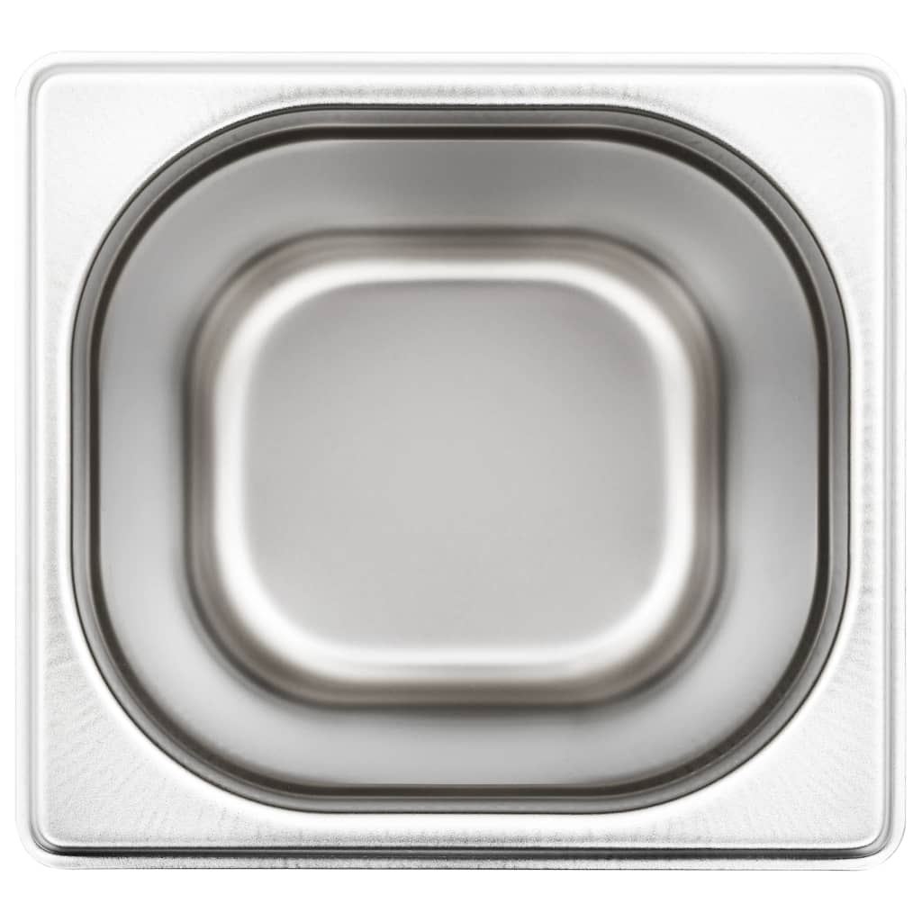 Gastronorm Containers 8 pcs GN 1/6 200 mm Stainless Steel