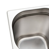 Gastronorm Containers 8 pcs GN 1/6 200 mm Stainless Steel - Close-Up Angle