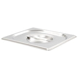 Lids for GN 1/6 Pan 8 pcs Stainless Steel - Front View