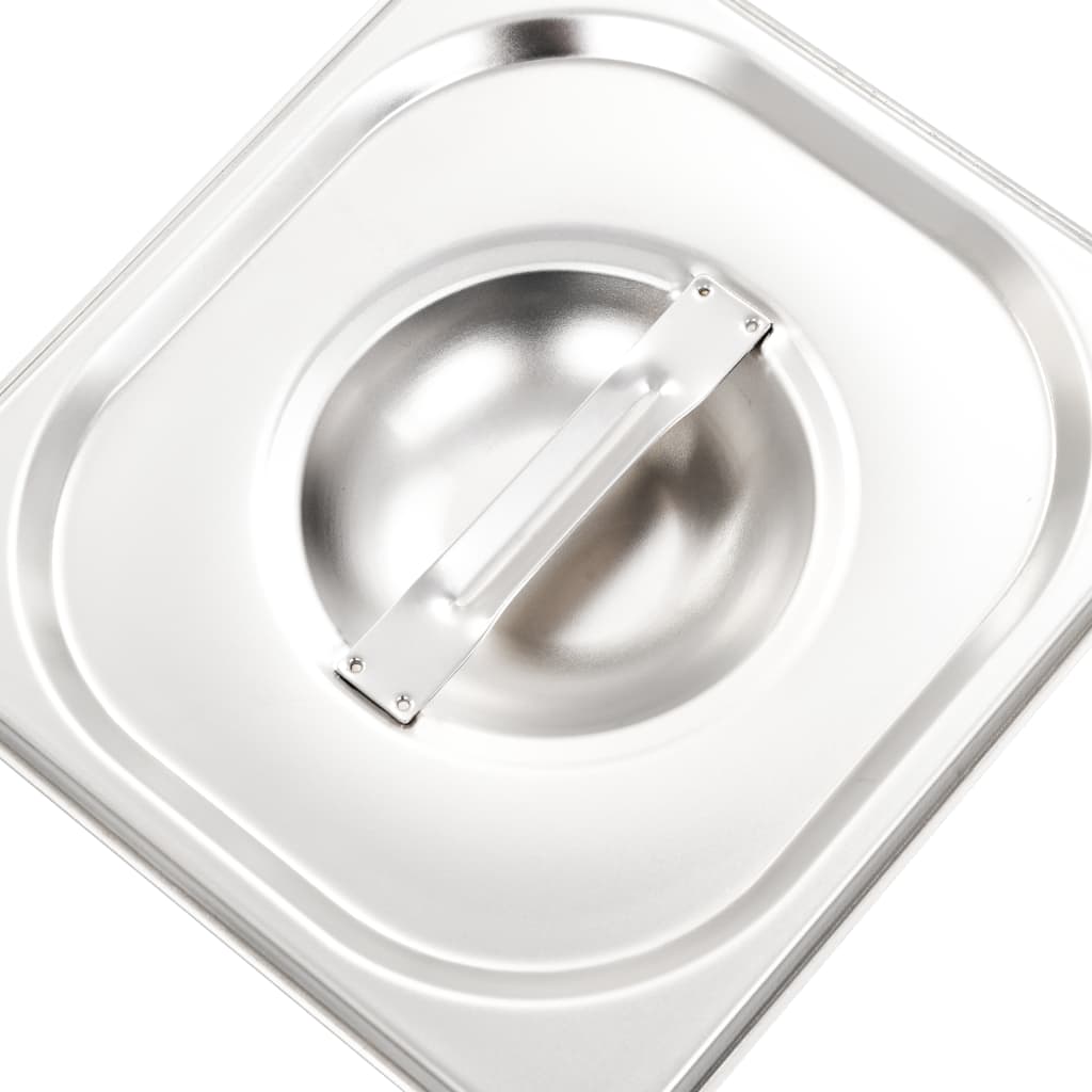 Lids for GN 1/6 Pan 8 pcs Stainless Steel