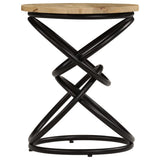 End Table Solid Mango Wood 40x50 cm - 45-Degree Angle