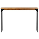Console Table 120x35x76 cm Solid Reclaimed Wood - Side View