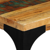 Console Table 120x35x76 cm Solid Reclaimed Wood - Close-Up Angle