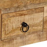 Coffee Table 90x45x35 cm Solid Mango Wood - Rear View