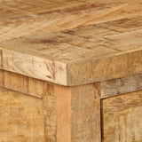 Coffee Table 90x45x35 cm Solid Mango Wood - Close-Up Angle