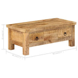 Coffee Table 90x45x35 cm Solid Mango Wood - Extra Image