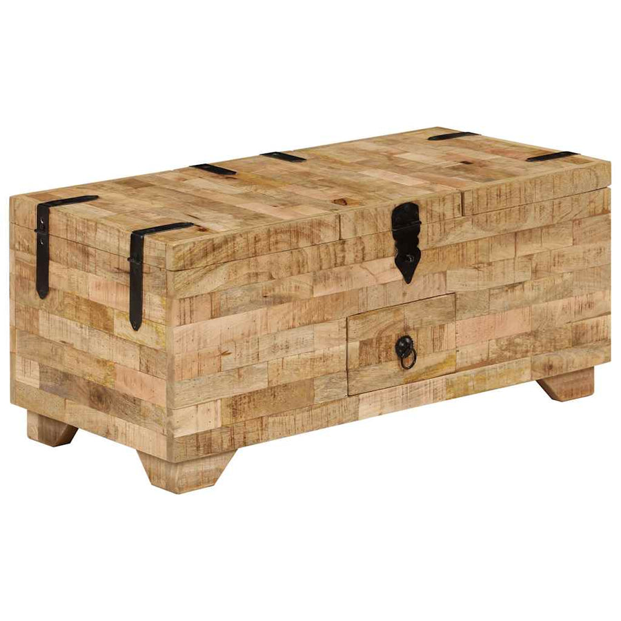 Coffee Table Solid Mango Wood 80x40x35 cm
