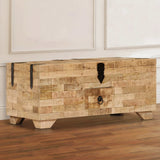 Coffee Table Solid Mango Wood 80x40x35 cm