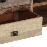 TV Cabinet 118x30x40 cm Solid Mango Wood - Extra Image