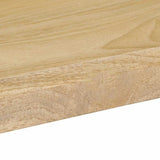 Dining Table 115x55x76 cm Solid Mango Wood and Steel