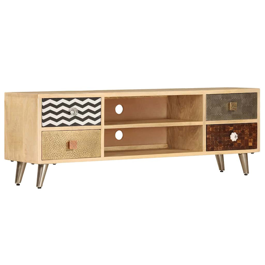 TV Cabinet 120x30x40 cm Solid Mango Wood