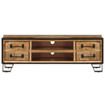 TV Cabinet with Drawers 120x30x40 cm Solid Mango Wood