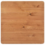Bar Table Black 60x60x108 cm Solid Pine Wood Steel