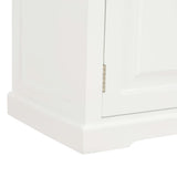 TV Cabinet White 90x30x40 cm Wood - Close-Up Angle