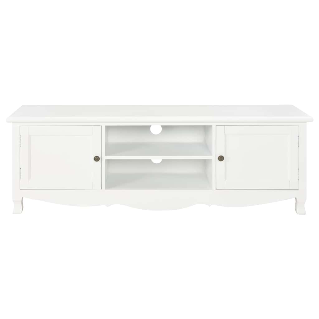 TV Cabinet White 120x30x40 cm Wood