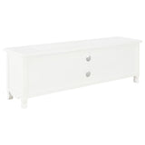 TV Cabinet White 120x30x40 cm Wood - Side View