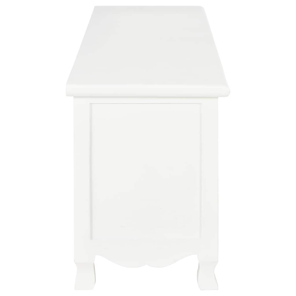 TV Cabinet White 120x30x40 cm Wood