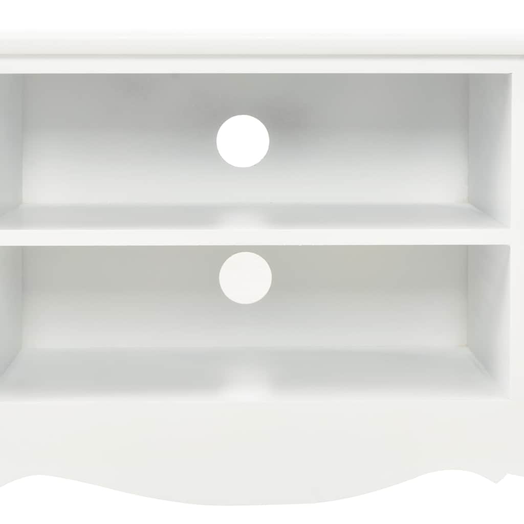TV Cabinet White 120x30x40 cm Wood