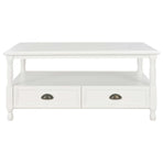 Coffee Table White 100x55x45 cm Wood