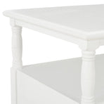 Coffee Table White 100x55x45 cm Wood