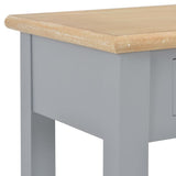 Console Table Grey 110x35x80 cm Wood