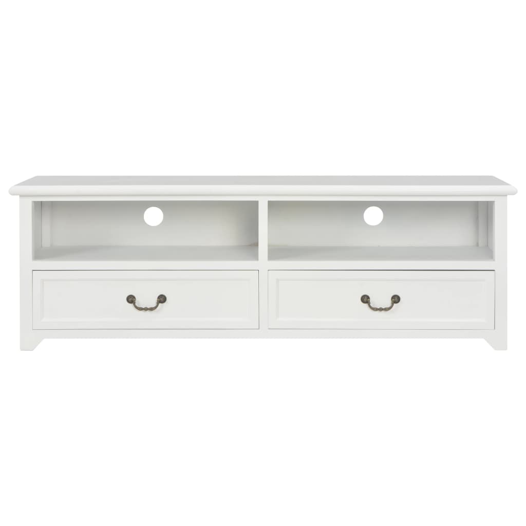 TV Cabinet White 120x30x40 cm Wood